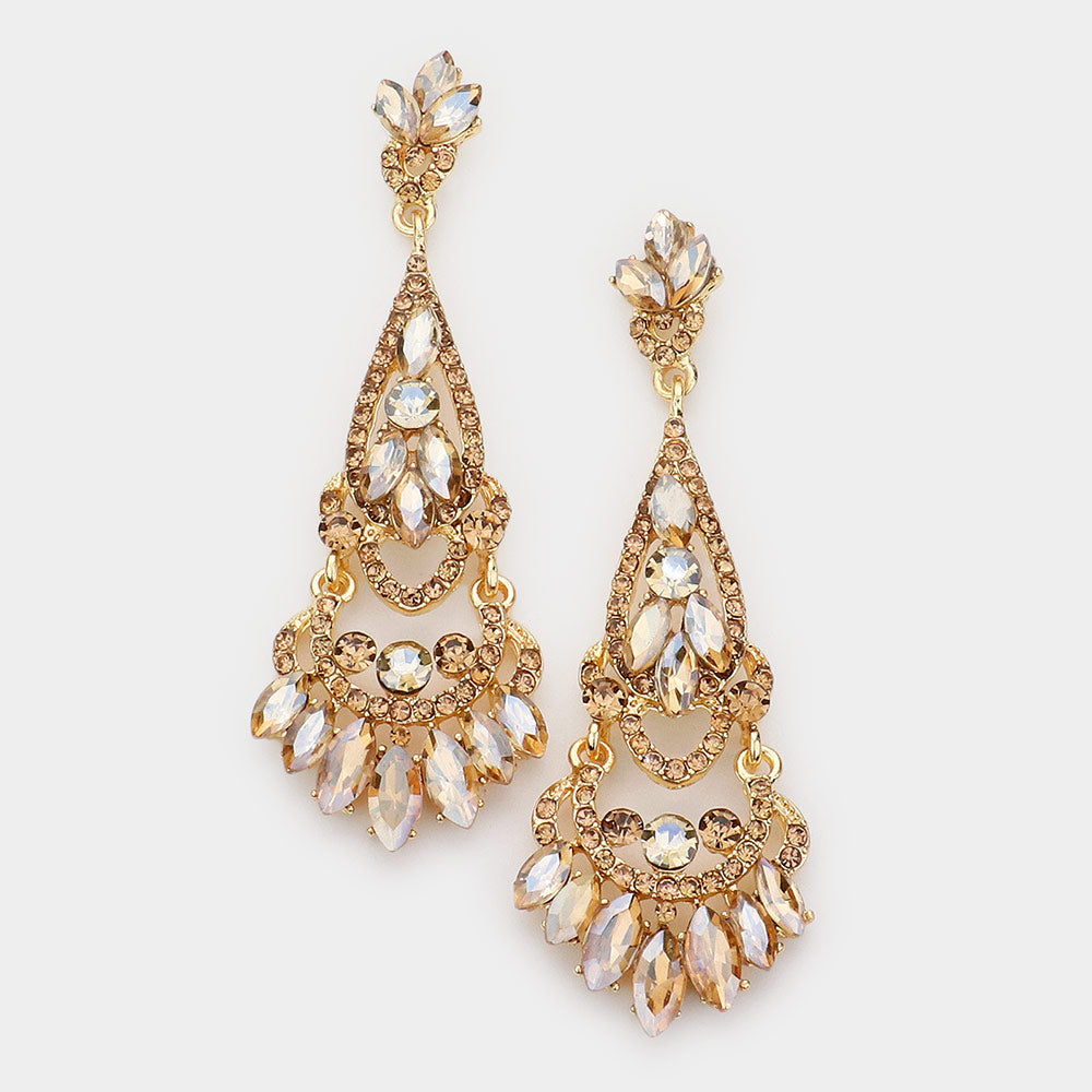 Pendientes estilo candelabro
