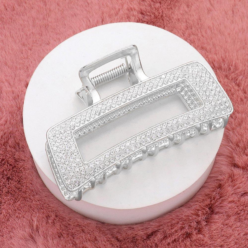 Piraña para el cabello con detalles en diamantes de imitación