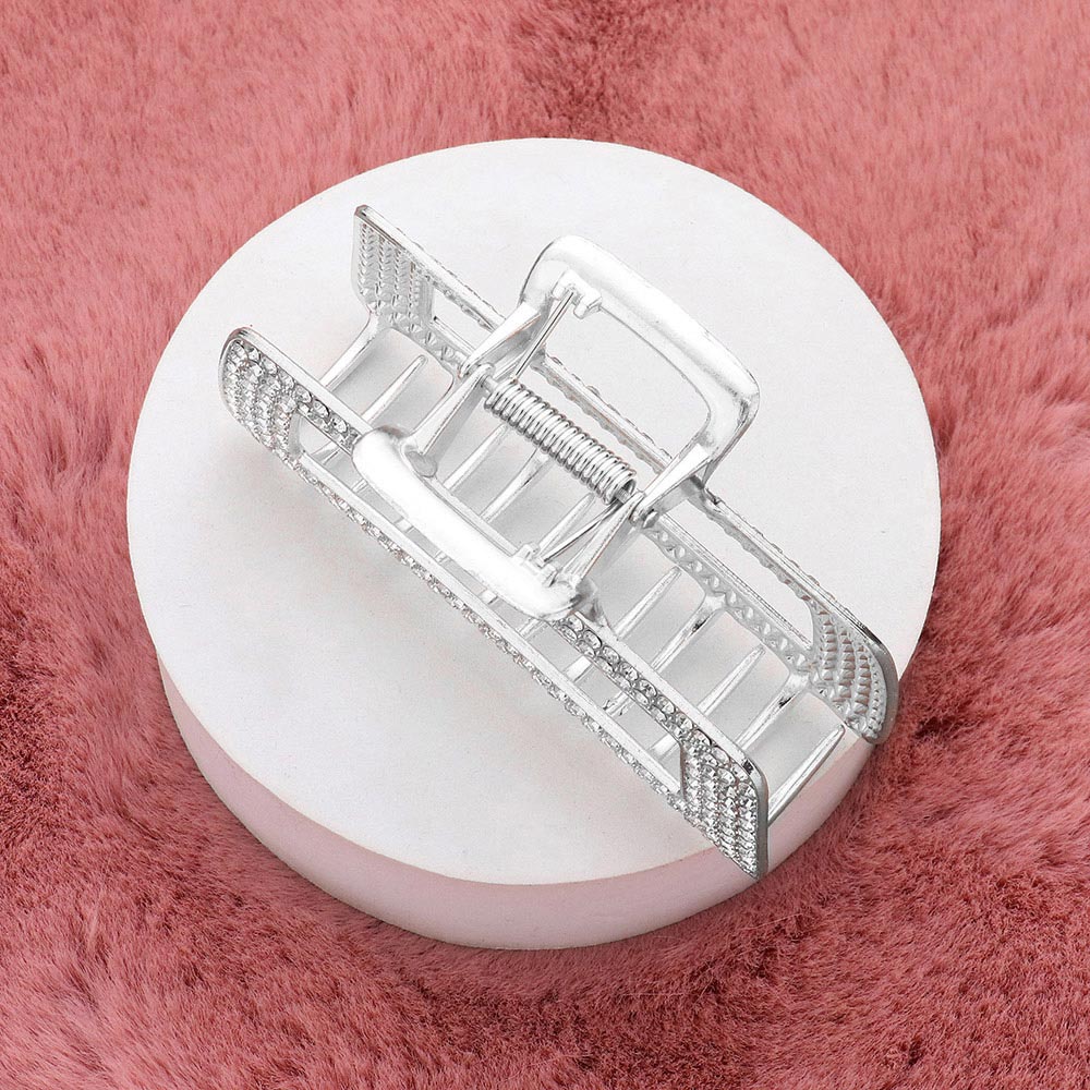 Piraña para el cabello con detalles en diamantes de imitación
