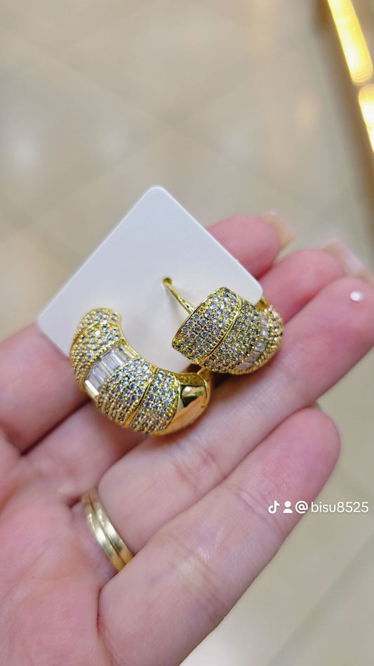 123649794152 Aretes estilo Hugues grandes