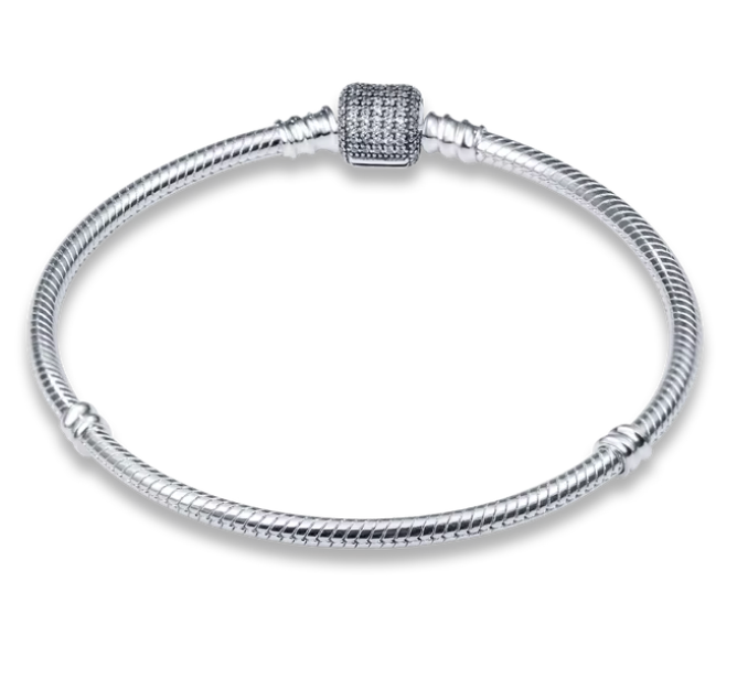 Pulsera estilo Pandora en plata S925