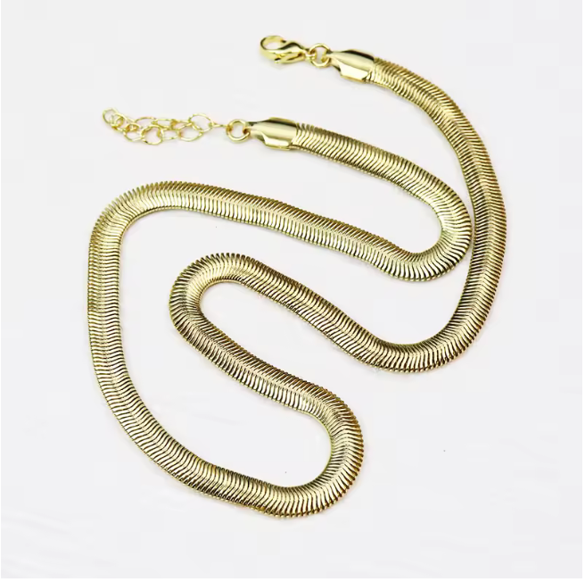 52654580 Conjunto snake en oro laminado 18k (3 Capas)