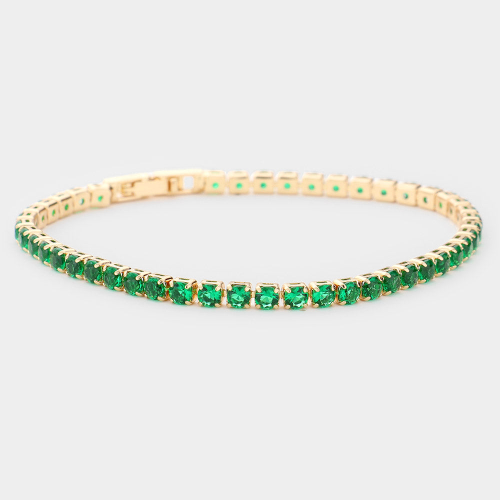 Pulsera con piedras de colores