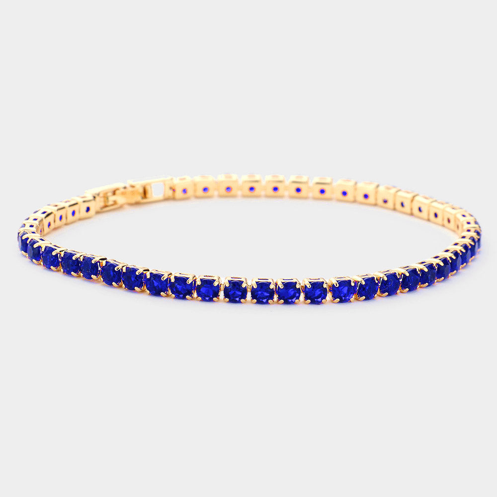 Pulsera con piedras de colores