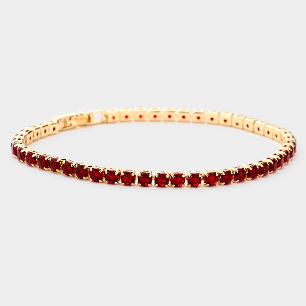 Pulsera con piedras de colores