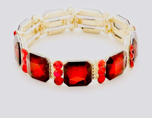 Pulsera de noche elástica de cristal