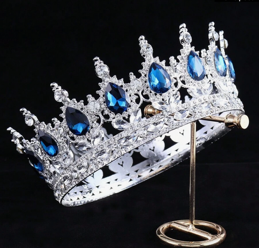 SH79157 Tiara adornada con piedras multiples