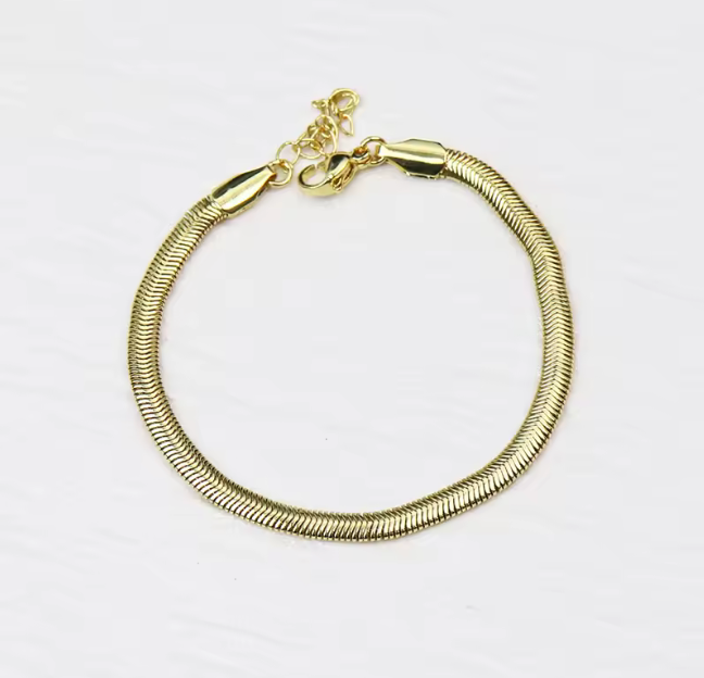 52654580 Conjunto snake en oro laminado 18k (3 Capas)